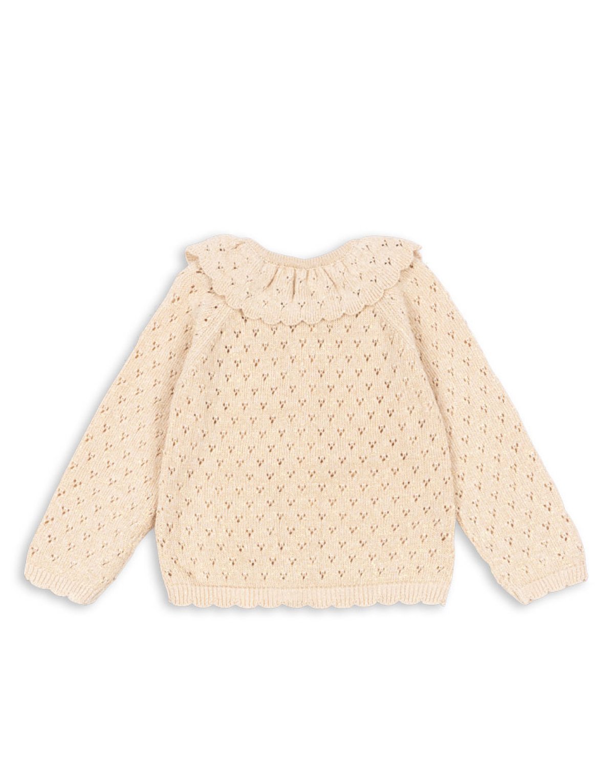 Cardigan Strikket m/ Glitter – Øko Bomull | Holiday Knit Cardigan