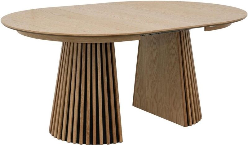 Giga Meubel - Eettafel Svendborg - Uitschuifbaar - Naturel - Ø120-220cm