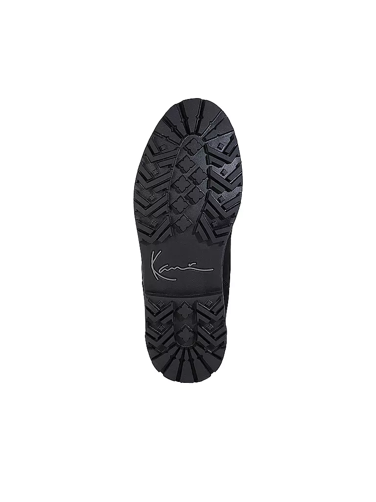 KARL KANI Schnürboots schwarz
