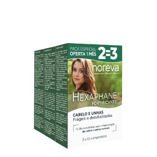 Noreva Hexaphane Fortificante 2x60 comprimidos   OFERTA 60 compridos