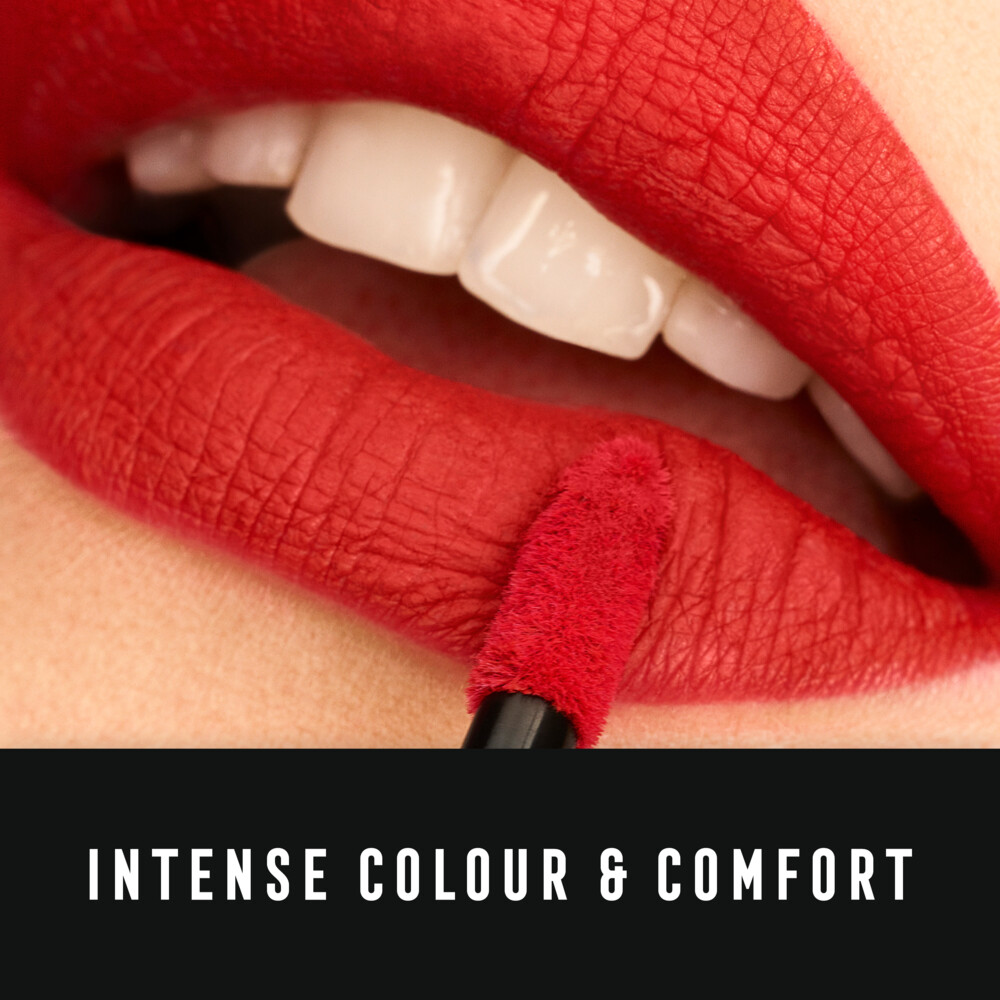 Max Factor Lipfinity Velvet Matte Liquid Lipstick 025 Red Luxury3,5 ml