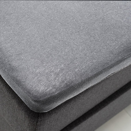 Hoeslaken Comfort Stretch - Topper - Lichtgrijs