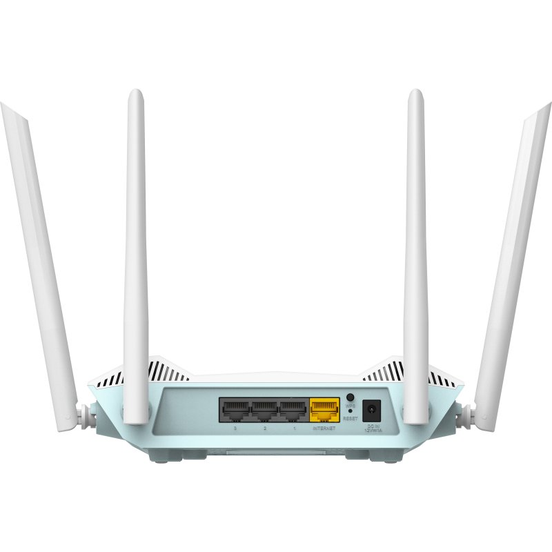 D-Link EAGLE PRO AI AX1500 Smart Router routeur sans fil Gigabit Ethernet Bi-bande (2,4 GHz / 5 GHz) Blanc