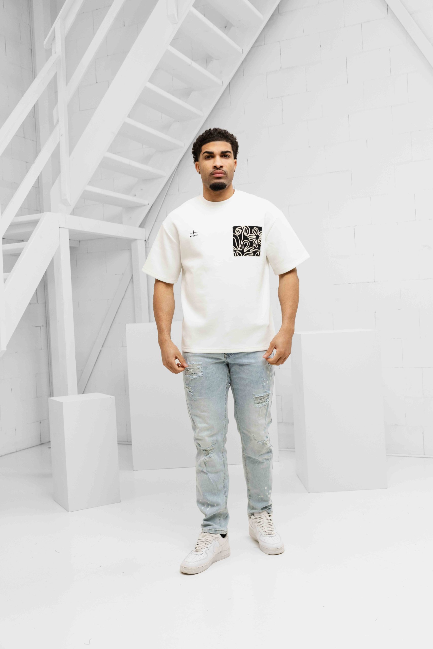 Project x Paris Basic Jeans Heren Lichtblauw