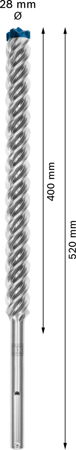 Bosch 2608900248 EXPERT Hamerboor SDS Max-8X - 28x400x520mm