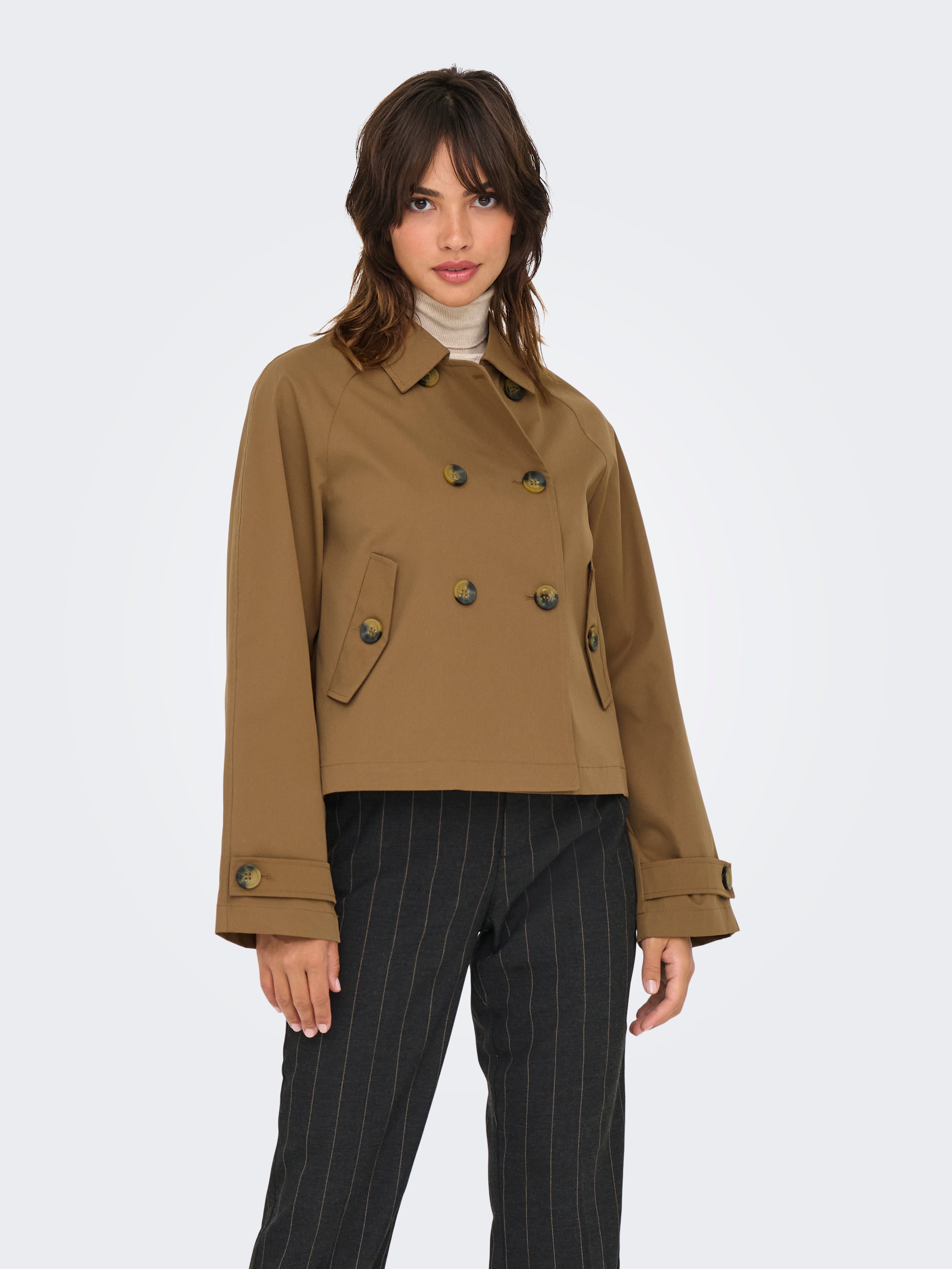 ONLAPRIL Trenchcoat Toasted Coconut
