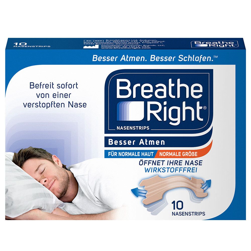 Besser Atmen Breathe Right Nasenpflaster Beige Normal