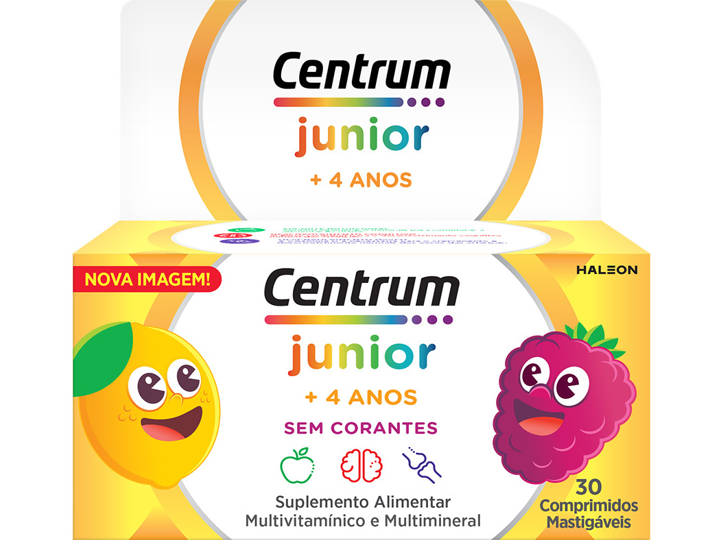 SUPLEMENTO CENTRUM JÚNIOR 30 COMPRIMIDOS MASTIGÁVEIS