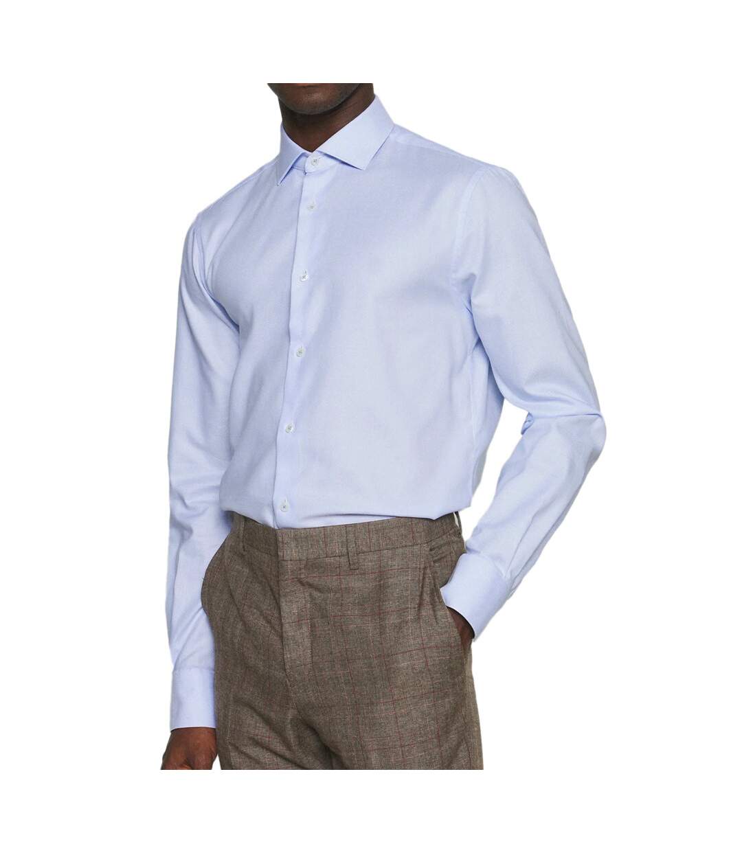 Chemise Bleue Homme Tommy Hilfiger Dobby