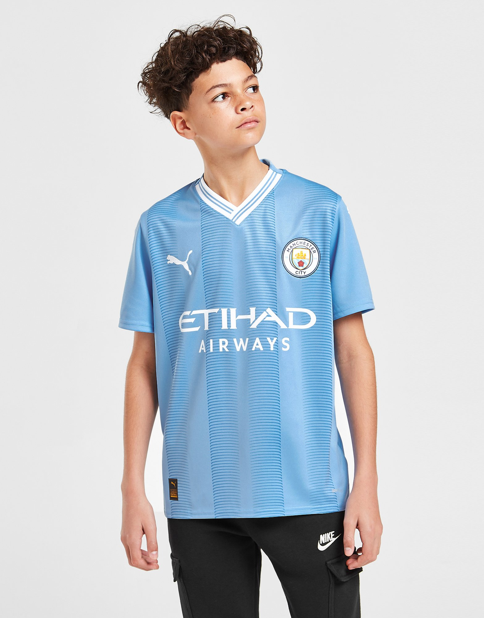 Puma Maillot Domicile Manchester City FC 23/24 Haaland #9 Junior