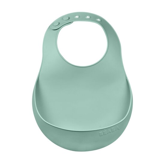Bavoir silicone   Vert Sauge        de               Béaba