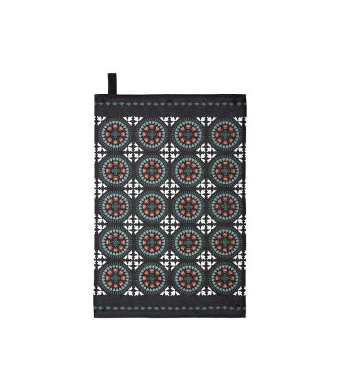 Lot de 3 Torchons Déco House 45x70cm Gris
