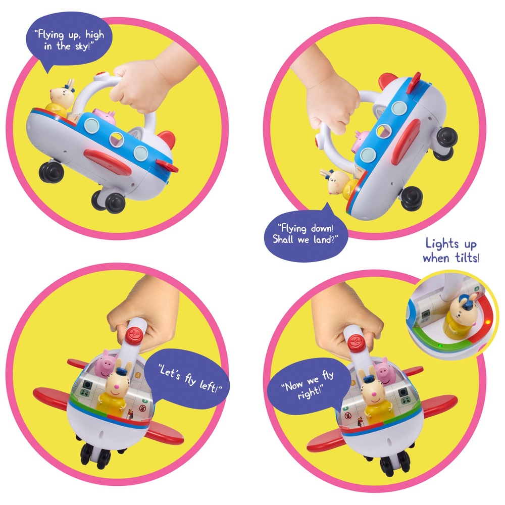 Peppa Pigs cleveres Flugzeug