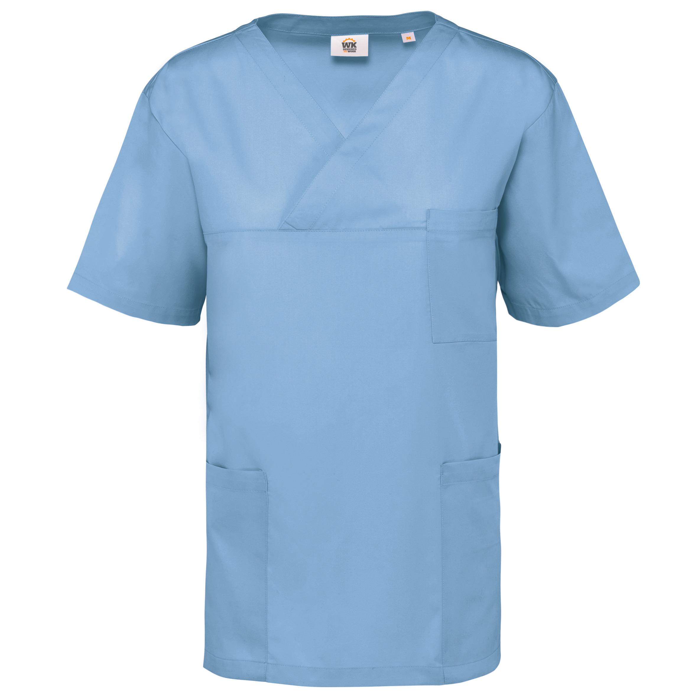 WK. Designed To Work WK507 - Tunique manches courtes polycoton unisexe