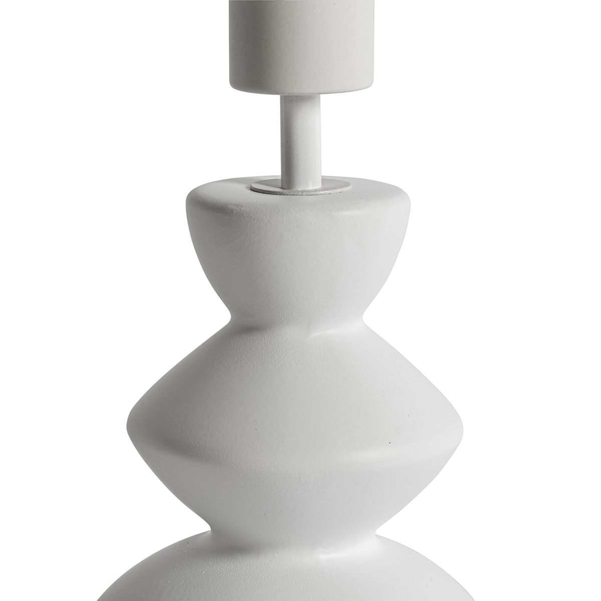 Design tafellamp wit keramiek 15 cm zonder kap - Alisia