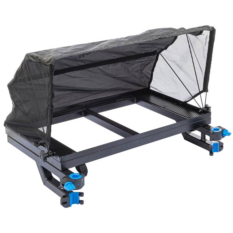 Desserte Garbolino Pour 2 Bacs Compactables Avec Tente