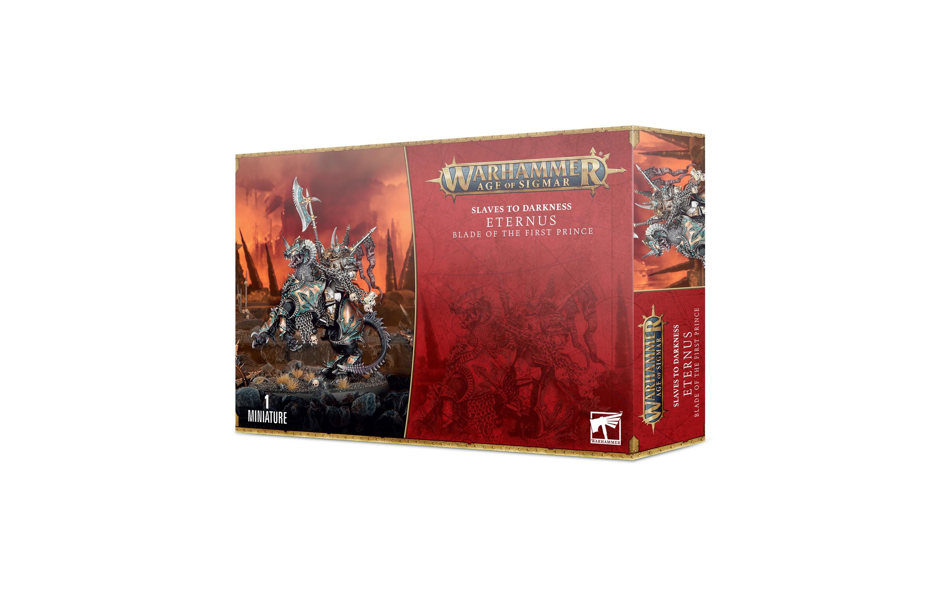 Figur Warhammer Age of Sigmar EternusWarhammer Age of Sigmar Miniatur: Slaves to Darkness Eternus, Klinge des Ersten Prinzen