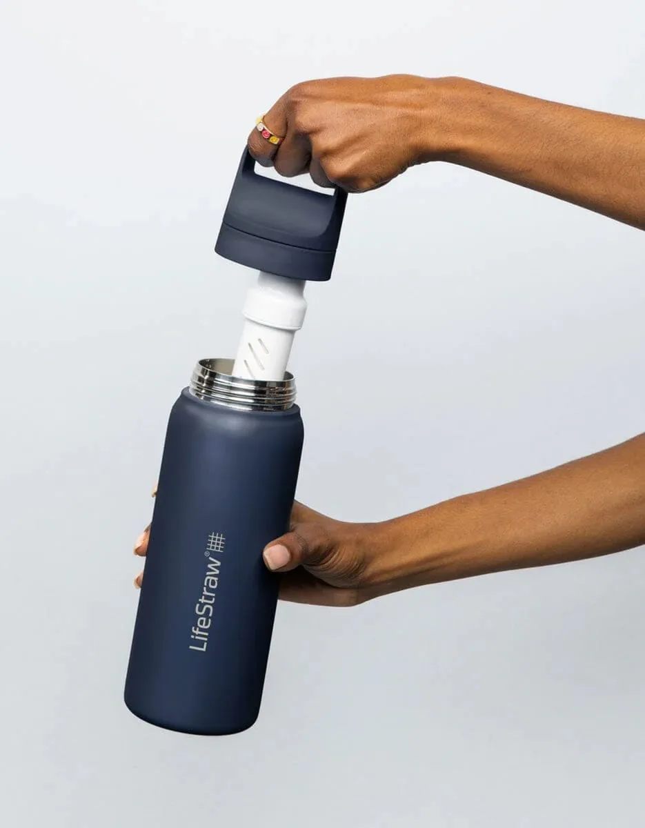 Lifestraw GO 2.0 Stainless Steel 1L Black