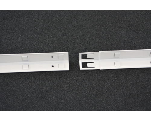 Schulte witte insteekbare basisstelling met 2 opzetplanken, 200x300x50 cm, 15 planken, draagvermogen 1275 kg
