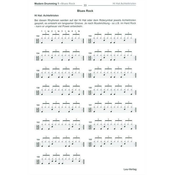 Leu Verlag D.Stein Modern Drumming 1 Schlagzeugschule