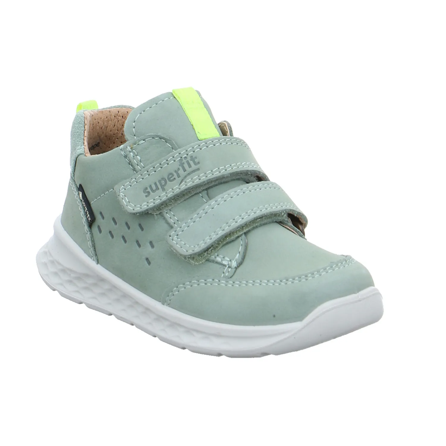SUPERFIT Lauflernschuh Pastelgrün Leder  Unisex Lernlaufschuh