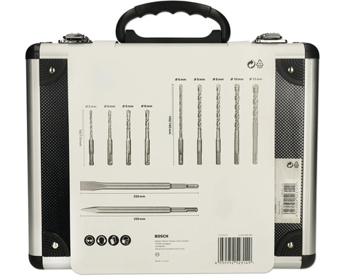 Bosch 11-delige SDS-plus-3 boor- en beitelset