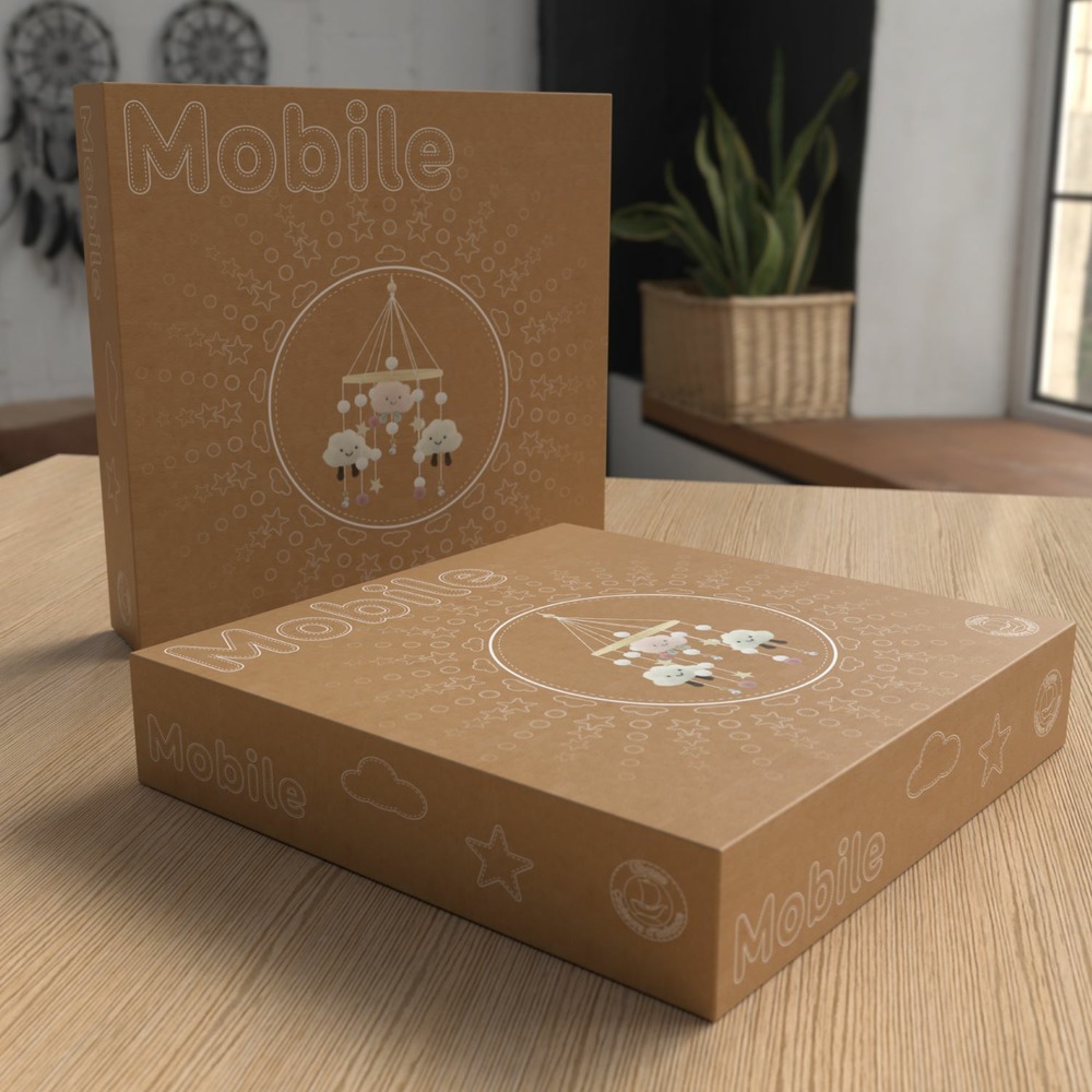 Mobile nuage rose