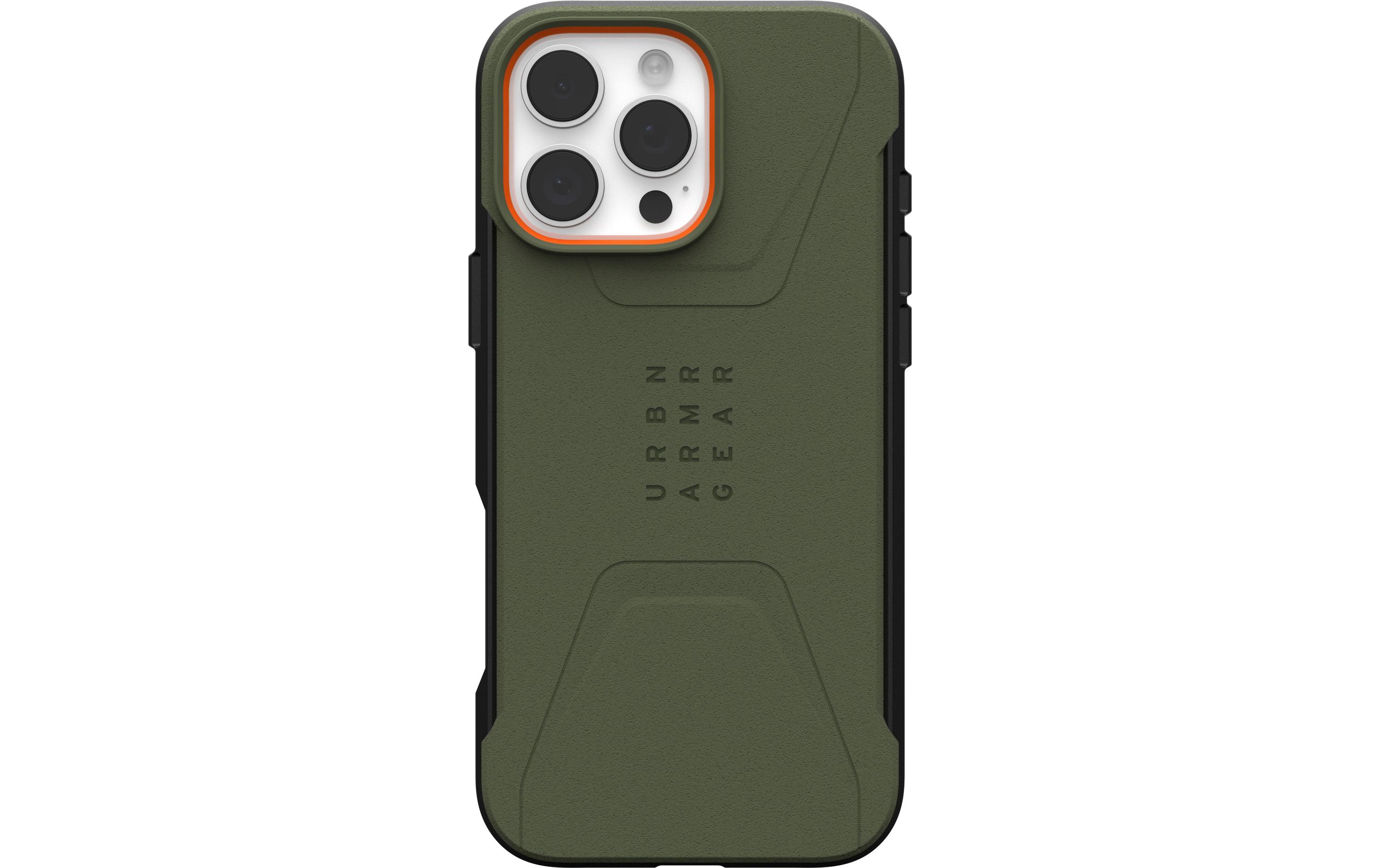 Back Cover Civilian Case iPhone 16 Pro Max Olive DrabSchutzhülle für das Apple iPhone 16 Pro Max