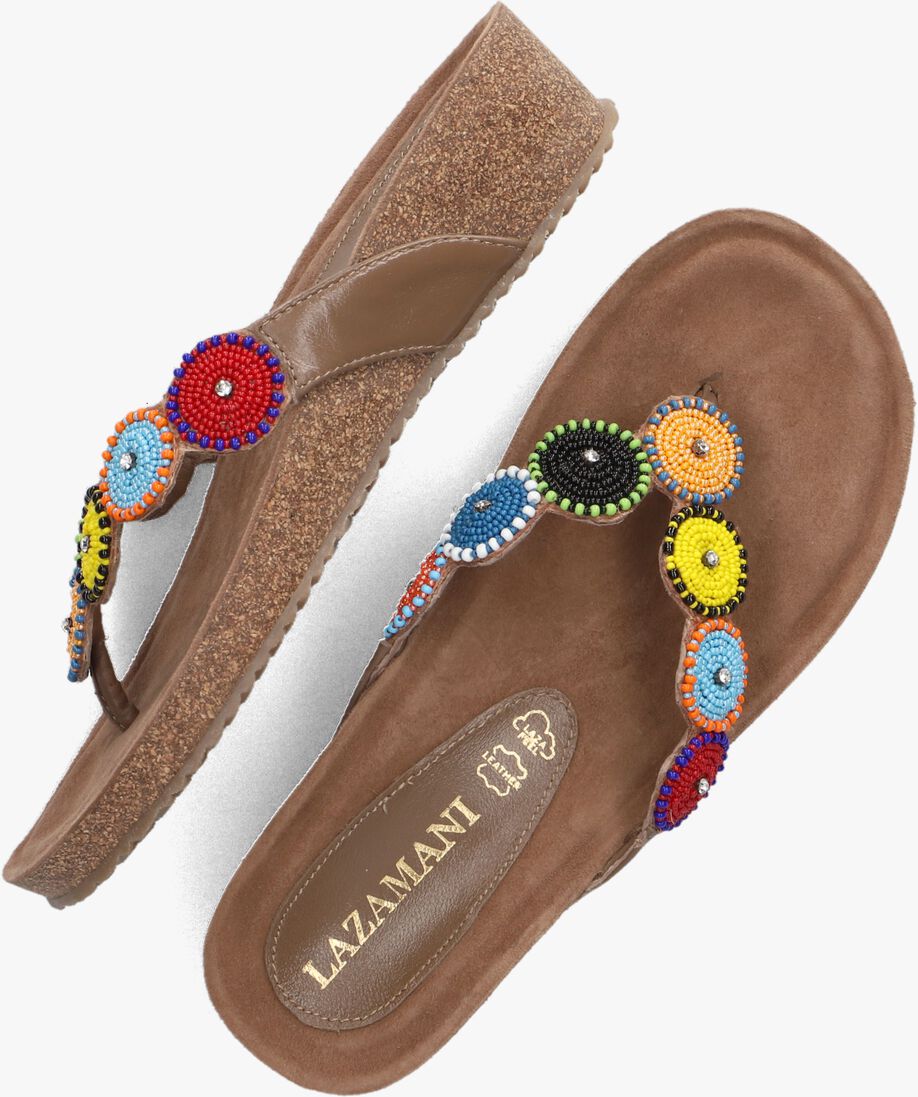 LAZAMANI taupe lazamani slippers 75.455