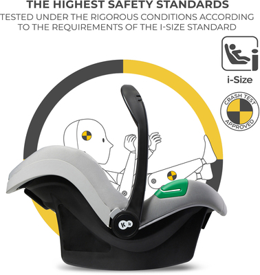 Kinderkraft 3-i-1 NEWLY Kombivogn Travelsystem, Moonlight Grey