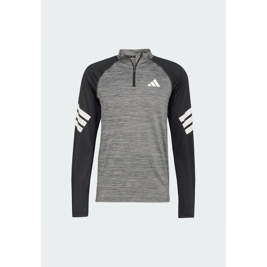 Adidas T-shirt zip 1/4 3 bandes Icon