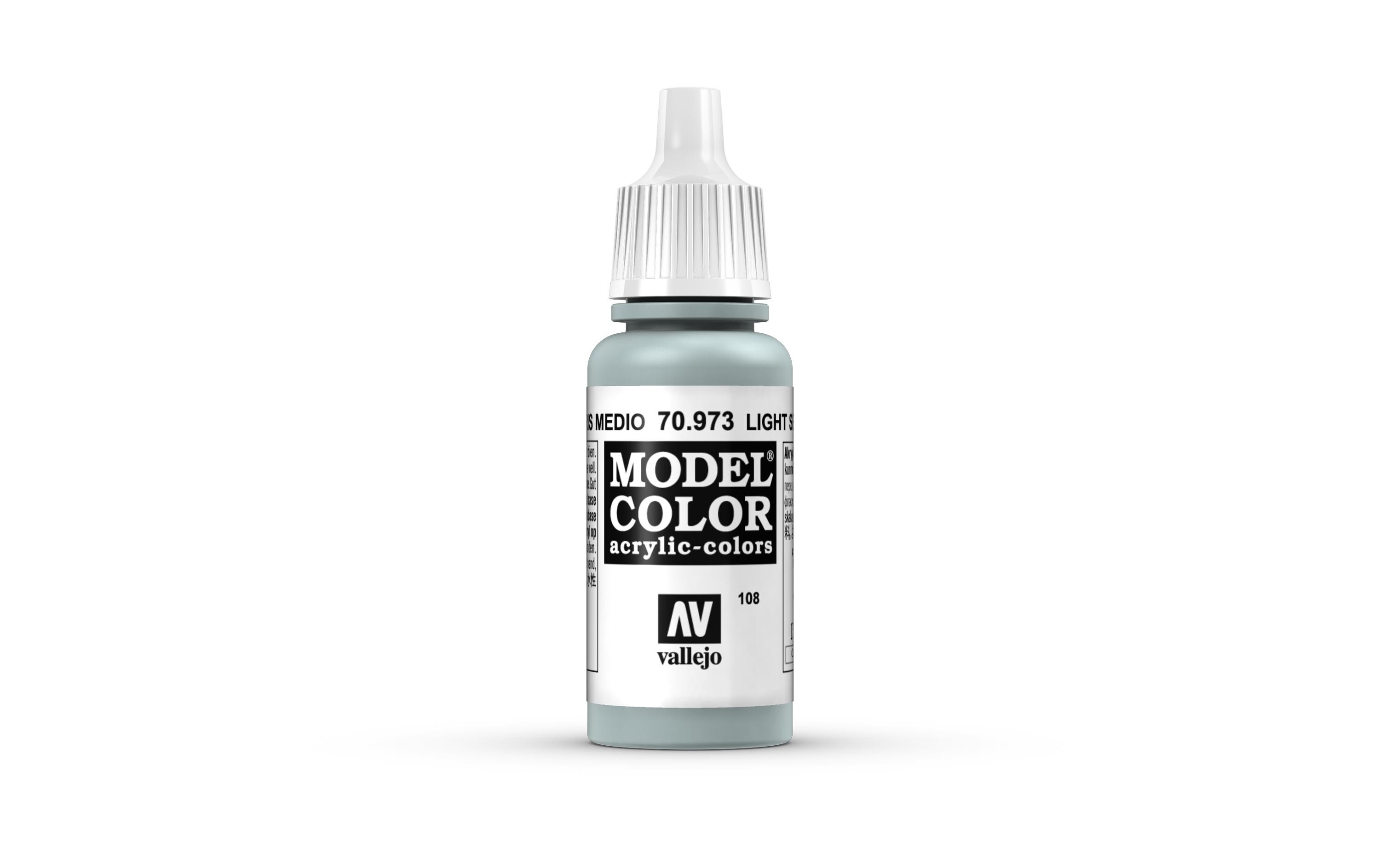 Acrylfarbe Matt, Helles Meergrau 17 mlModel Color Light Sea Grey