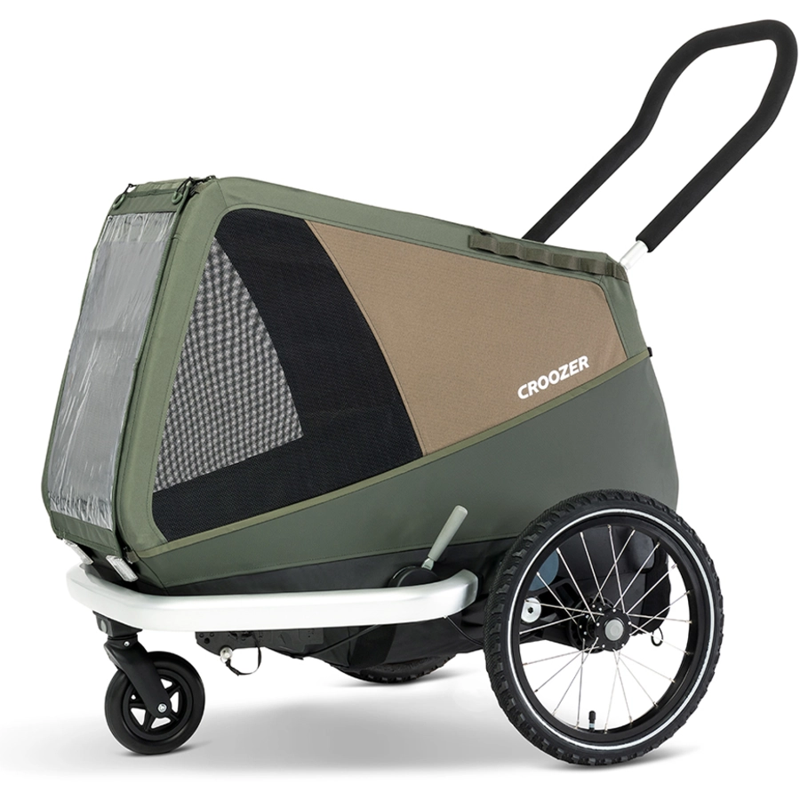 CROOZER Hundefahrradanhänger Dog Enna Moss green