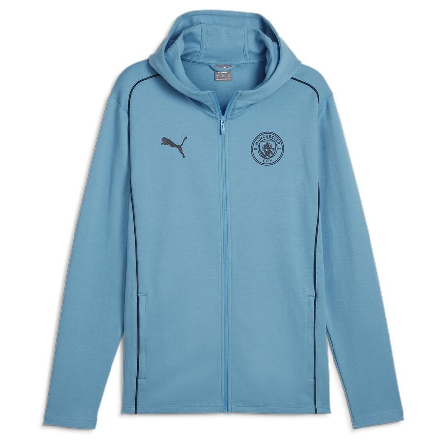 Manchester City Sweat à Capuche Casuals - Magic Blue/Bleu Marine