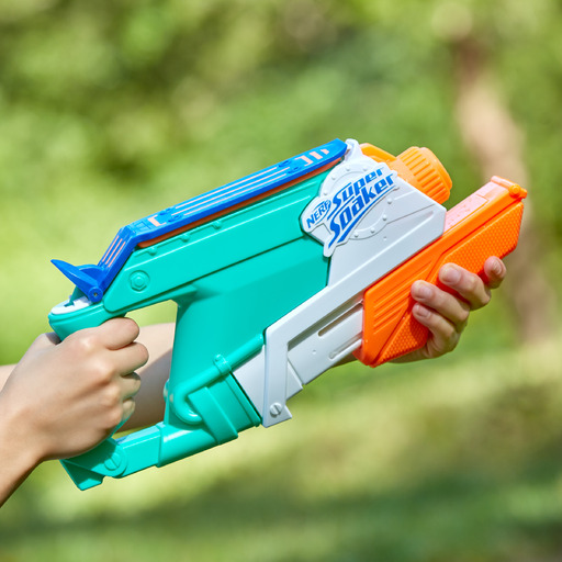 Pistola de água Nerf Supersoaker Splash Mouth para crianças a partir de 6 anos