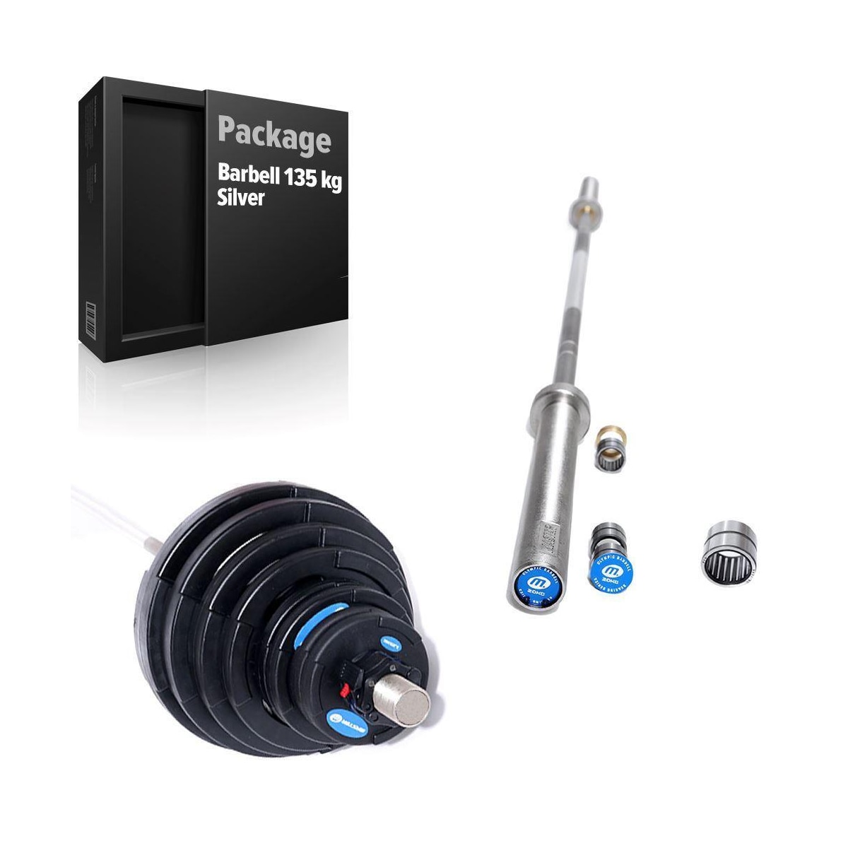 Master Fitness Master Vektstangsett 135 kg deluxe