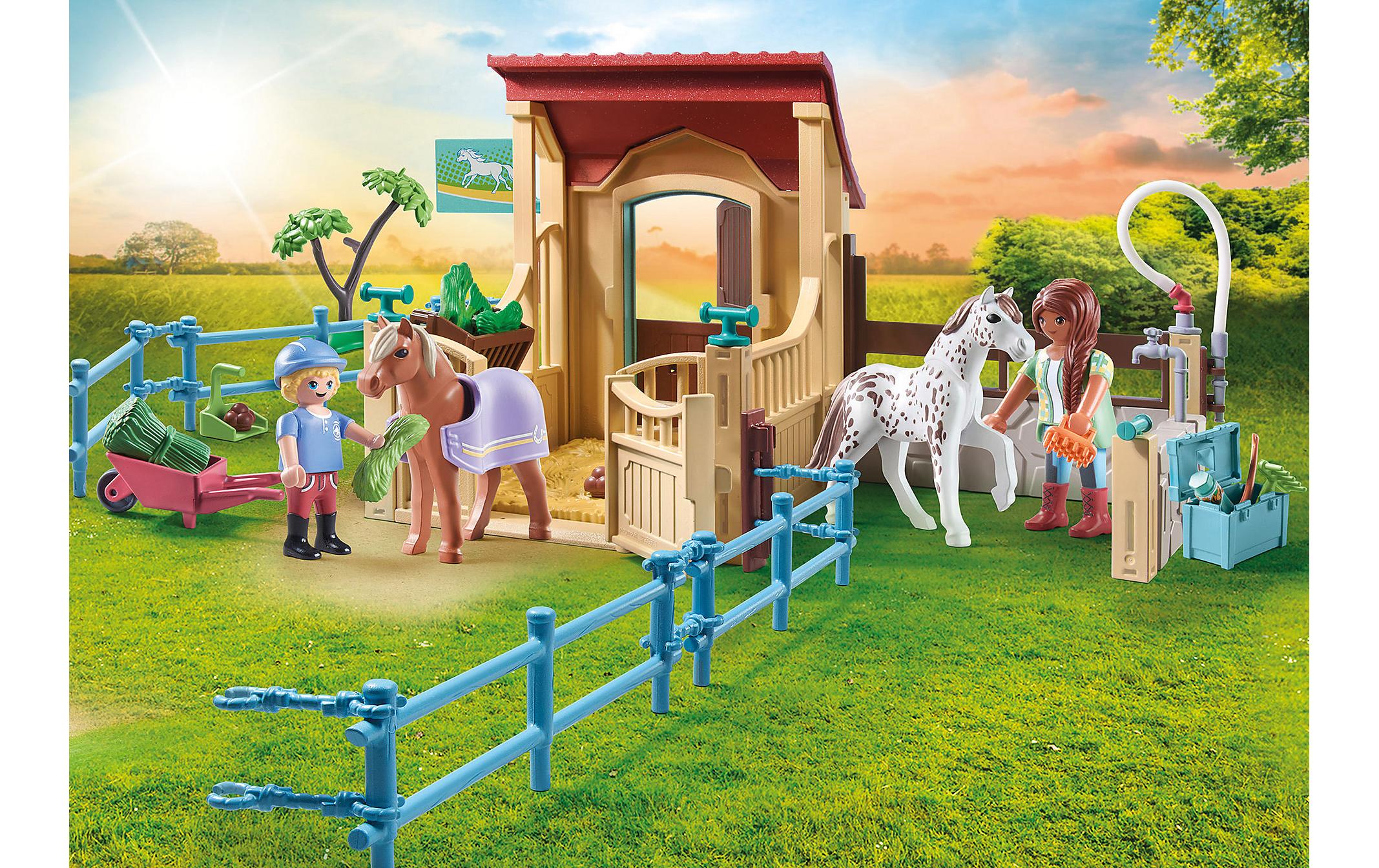 Horses of Waterfall Reitstall 71494Detailreiches Pferde-Spielset