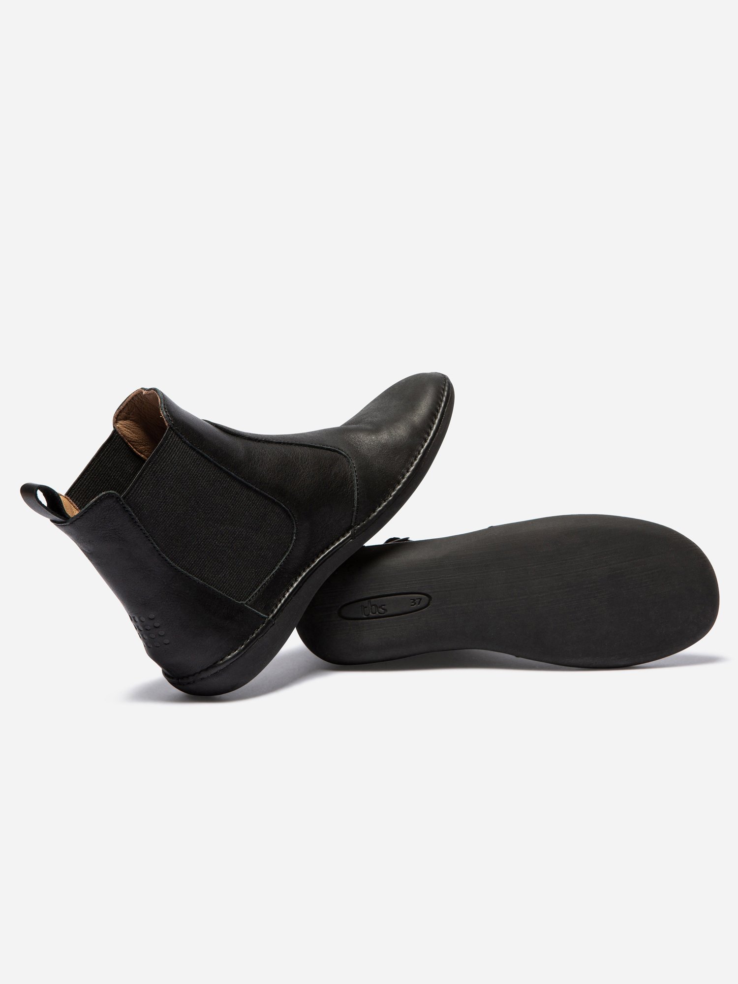 Boots Femme Confort Cuir Noir