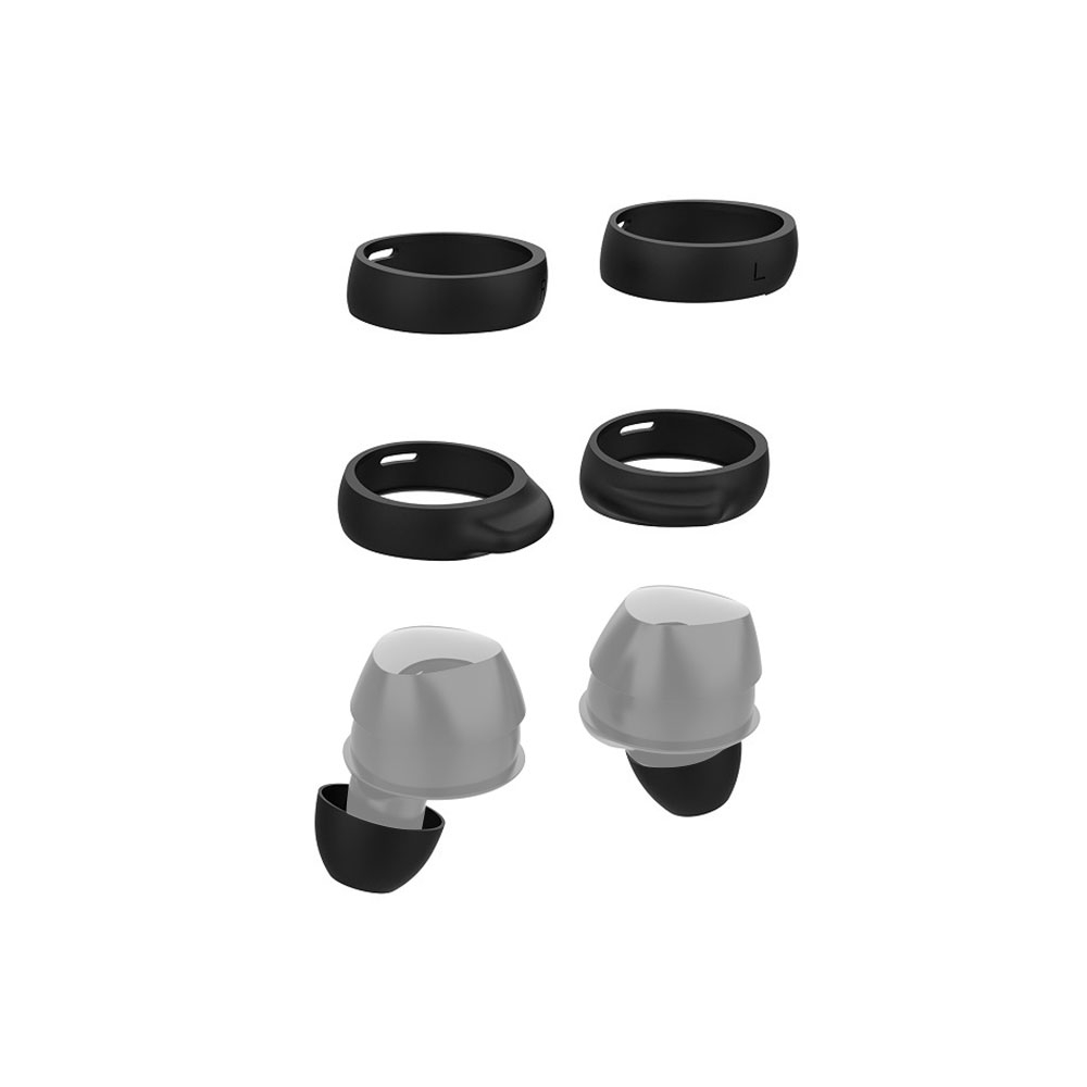 (8-tlg. Set) Samsung Galaxy Buds Silikon Ohrpolster Rutschfeste Eartips - Schwarz