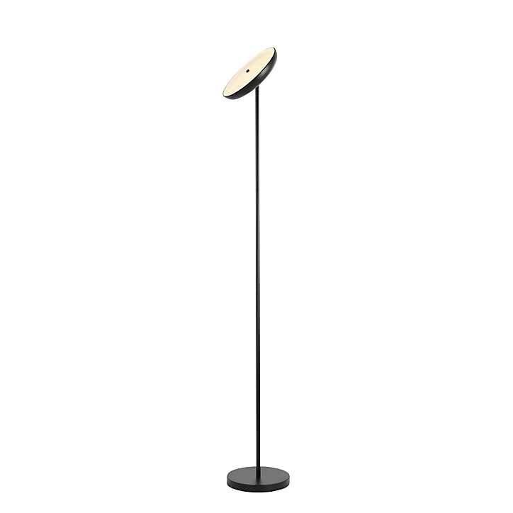 Lampadaire Songor LED intégrée dimmable 1700lm 35W ⌀30xH.181cm noir mat Goodhome