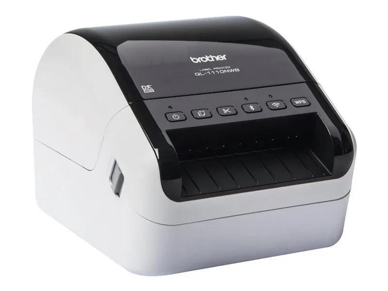 Brother QL-1110NWB - Etiketprinter - direkte termisk - Rulle (10,36 cm) - 300 x 300 dpi - op til 110 mm/sek. - USB 2.0, Bluetooth 2.1 EDR - skærer