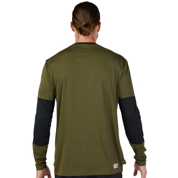 Maillot VTT FOX DEFEND LS JERSEY HEAD OLIVE GREEN