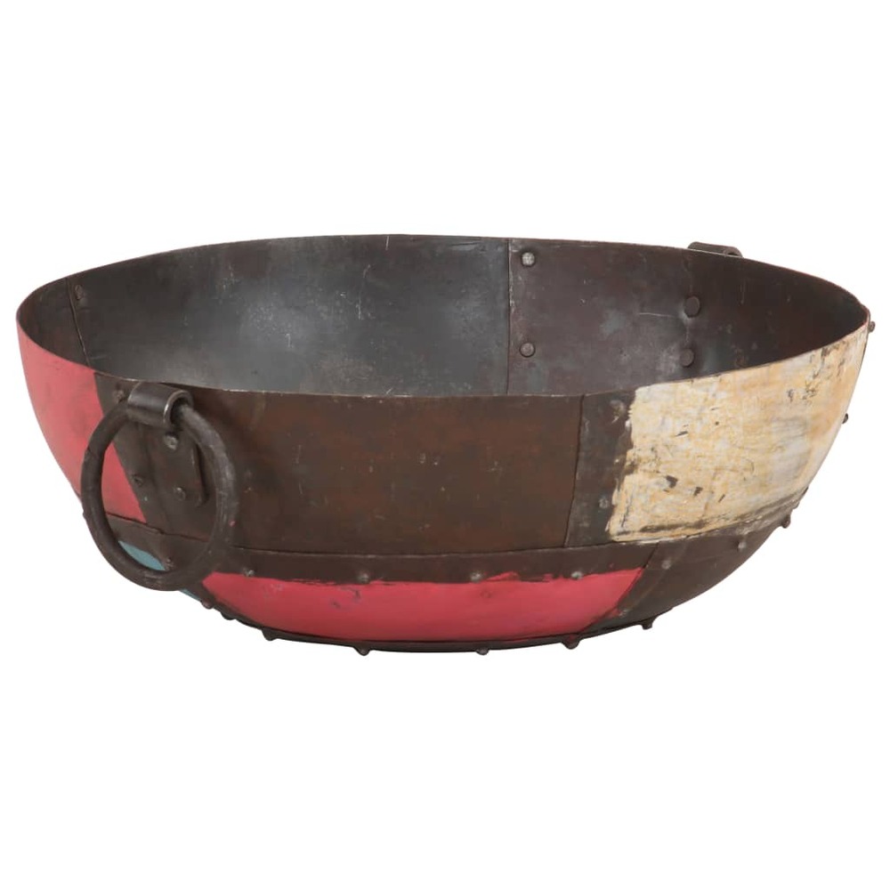 Foyer rustique coloré ø 40 cm fer