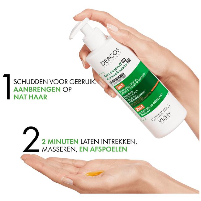 Vichy Dercos Anti-Roos 2-In-1 Shampoo + Conditioner 390 ML