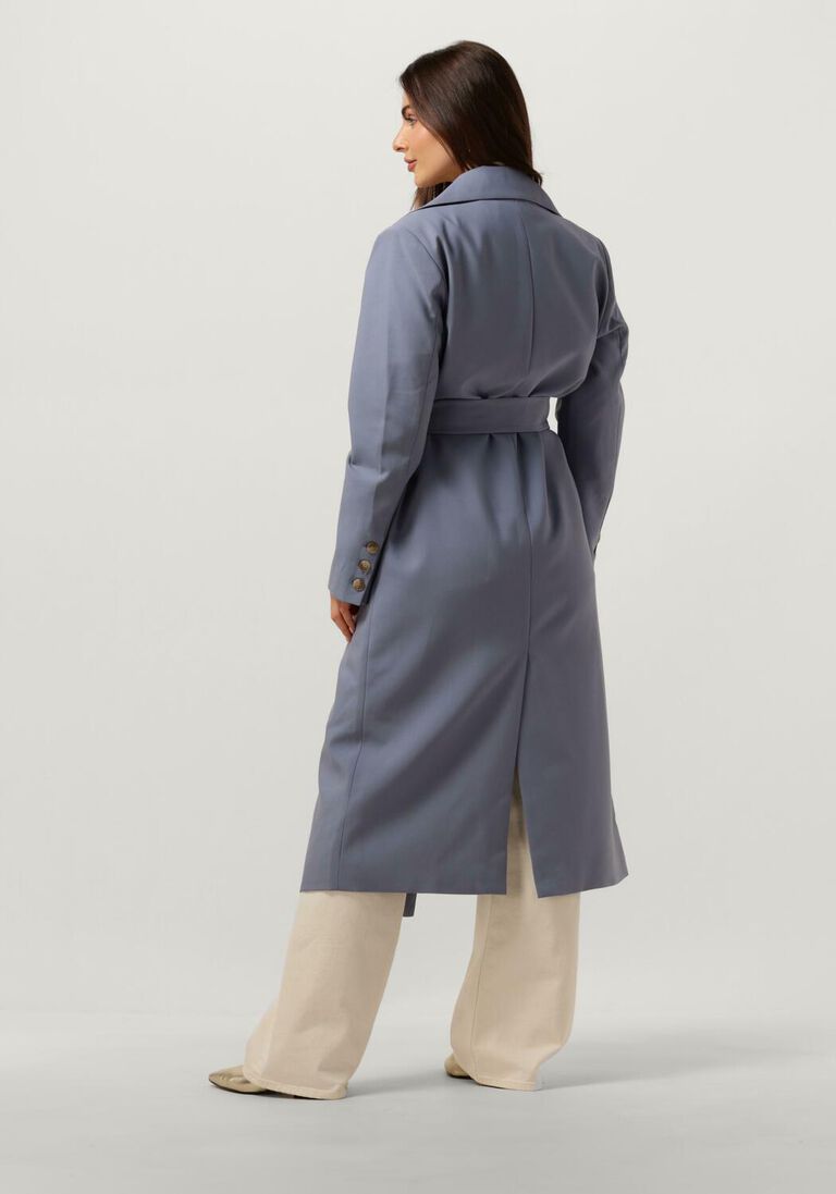 NOTRE-V lichtblauwe notre-v  nv-daron belted coat