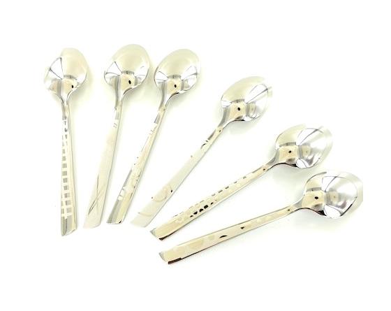 Coffret de 6 Cuillères café- Décors Maison Le Thiers par Louis Cau