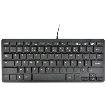 MCL ACK-600U/N clavier Universel USB AZERTY Français Noir