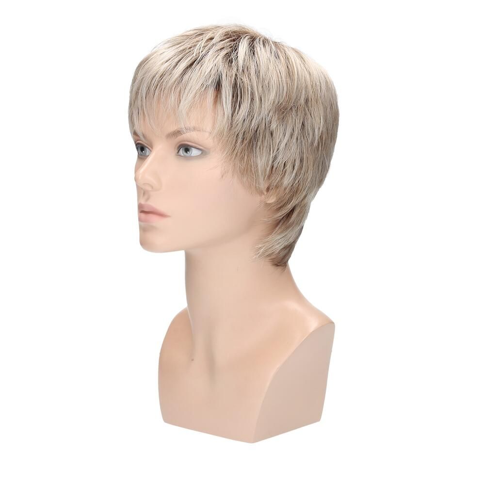 Perücke Charly von trendhair in Perlblond dunkler Ansatz