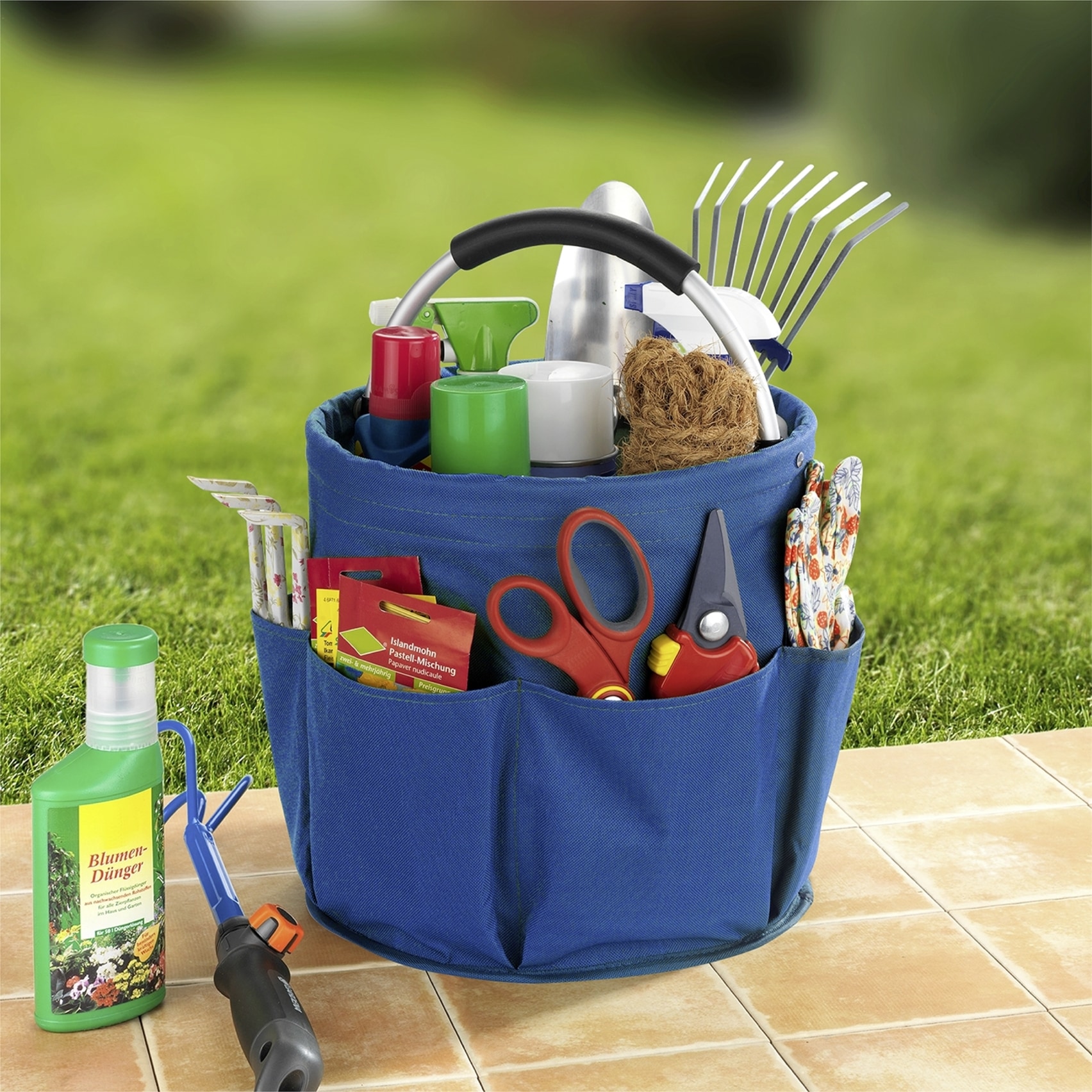 Maximex Organizer »Universal-Reinigungs-Caddy« Allzweckkorb mit 6 Aussentaschen, ideal für Haushalt, Garten & Camping