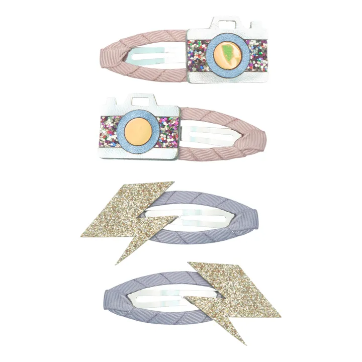 Mimi & Lula Set 4 Barrettes Eclair | Lilas